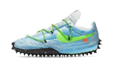 Nike Waffle Racer Off-White Vivid Sky (W)