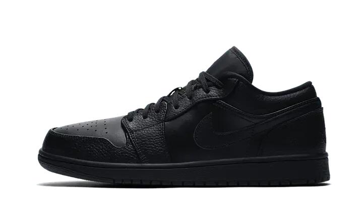 Air Jordan 1 Low Triple Black 1/3