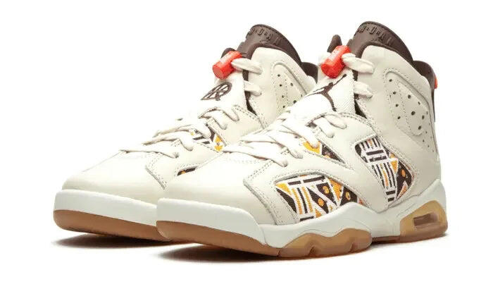 Air Jordan 6 Retro Quai 54 Sail Brown (2020) 2/4