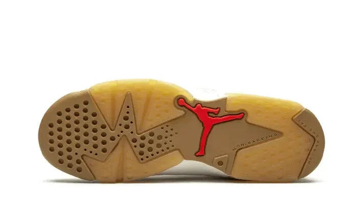 Air Jordan 6 Retro Quai 54 Sail Brown (2020) 4/4