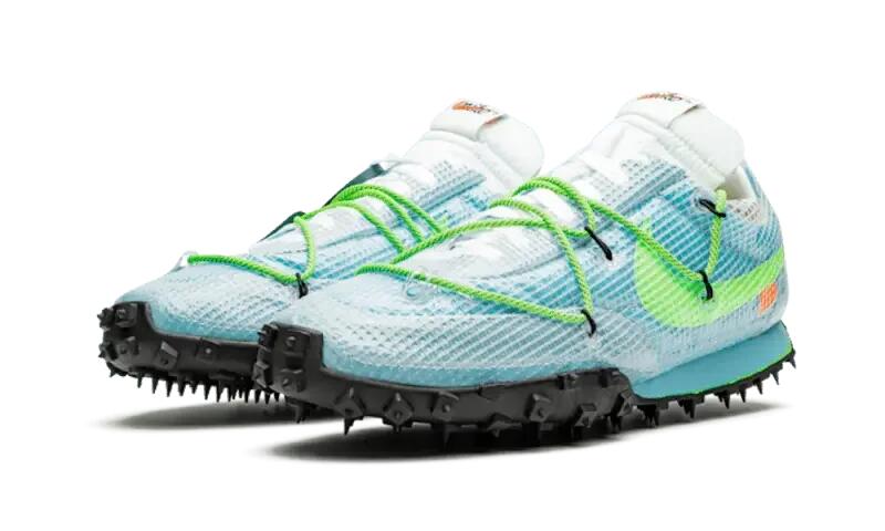 Nike Waffle Racer Off-White Vivid Sky (W) 2/4