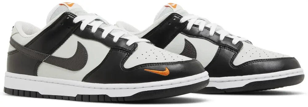 Nike Dunk Low Black Total Orange Mini Swoosh 6/6