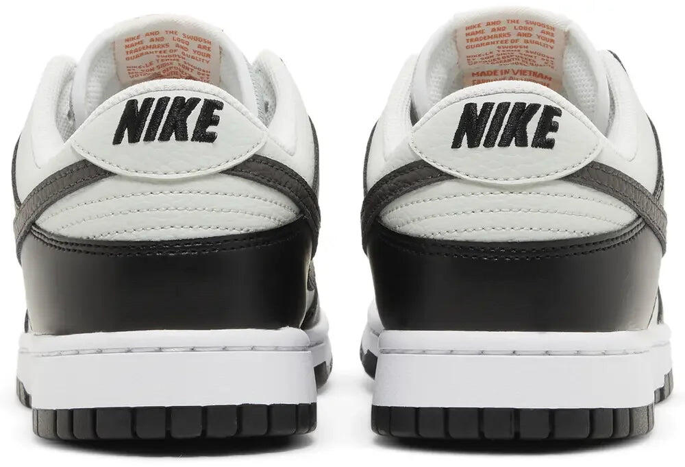 Nike Dunk Low Black Total Orange Mini Swoosh 5/6