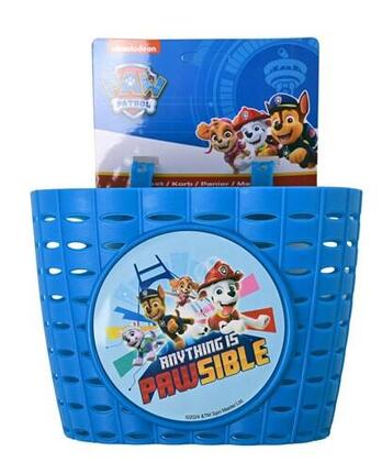 Paw Patrol Fahrradkorb, blau, klein, Kunststoff