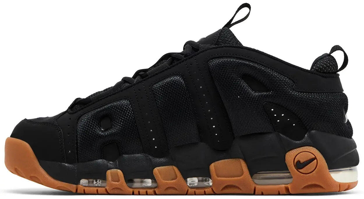 Nike Air More Uptempo Low Black Gum 2/5