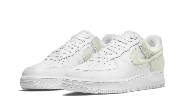 Air Force 1 Low White Pony Hair Heel 2/3