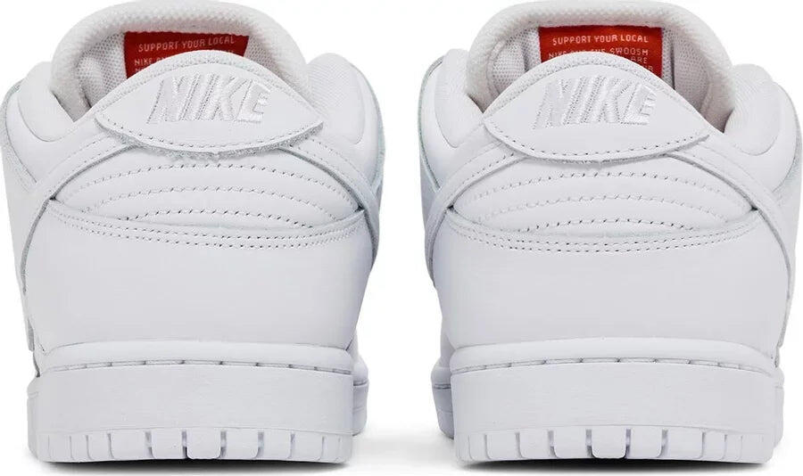 Nike SB Dunk Low Pro Triple White 6/7