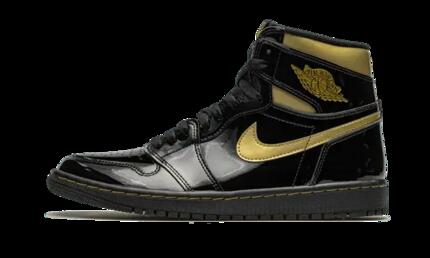 Zapatillas - Baloncesto - Air Jordan 1 - Negro/Oro metálico