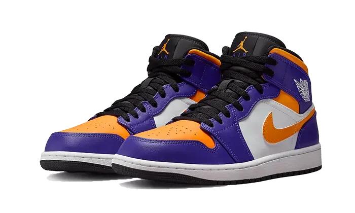 Jordan 1 Mid Lakers (2022) 2/3