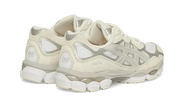 Asics Gel-NYC White Oyster Grey 3/4