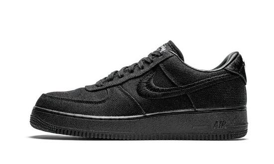 Calzado - Lifestyle - bajas - Air Force 1 Low Stussy - Negro
