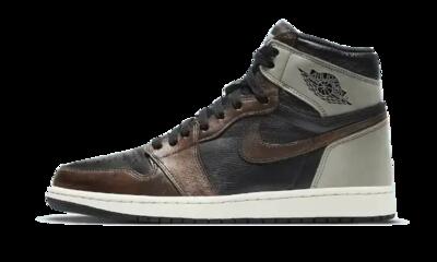 Schoenen - lifestyle - dames - air jordan 1 patina - hoog - zwart/sail