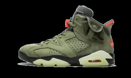 Zapatillas - Baloncesto - Air Jordan 6 - Medium Olive/Black
