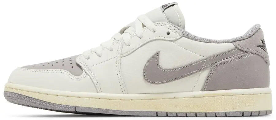 Unisex - lifestyle - air jordan 1 retro low og ex - sail/schwarz 2/5