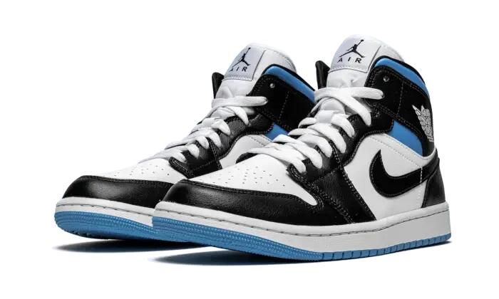 Air Jordan 1 Mid University Black White (W) 2/4