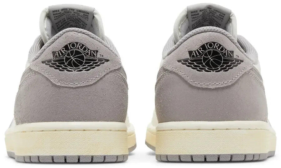 Unisex - lifestyle - air jordan 1 retro low og ex - sail/schwarz 4/5