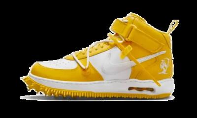 Schoenen - casual - unisex - air force 1 mid - varsity maize