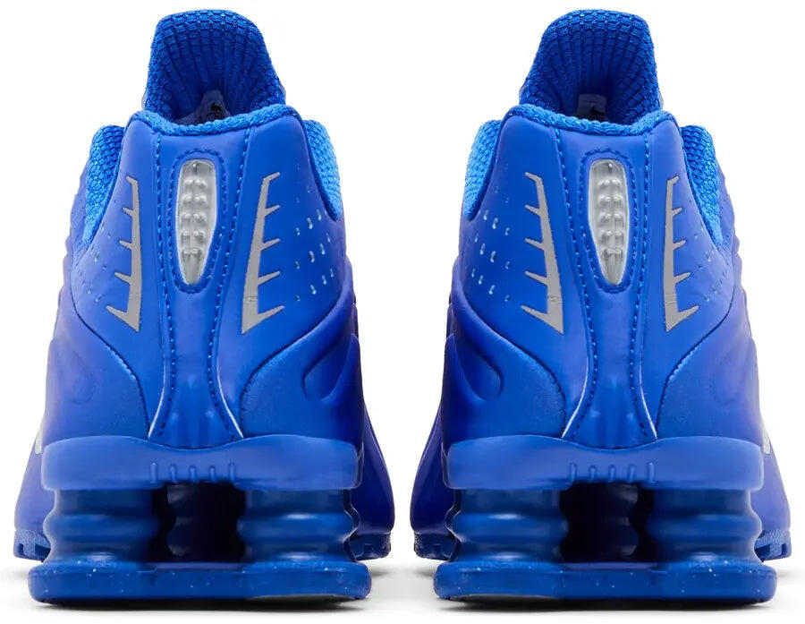 Nike Shox R4 Racer Blue Metallic Silver Damen 4/5