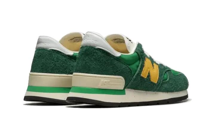 New Balance 990 V1 Made In USA Green Gold 3/4