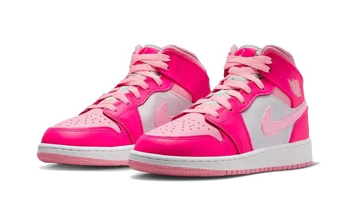Jordan 1 Mid Fierce Pink (GS) 2/3