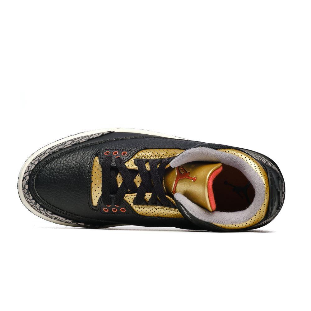 Jordan 3 Retro Black Cement Gold (Women's) 3/5