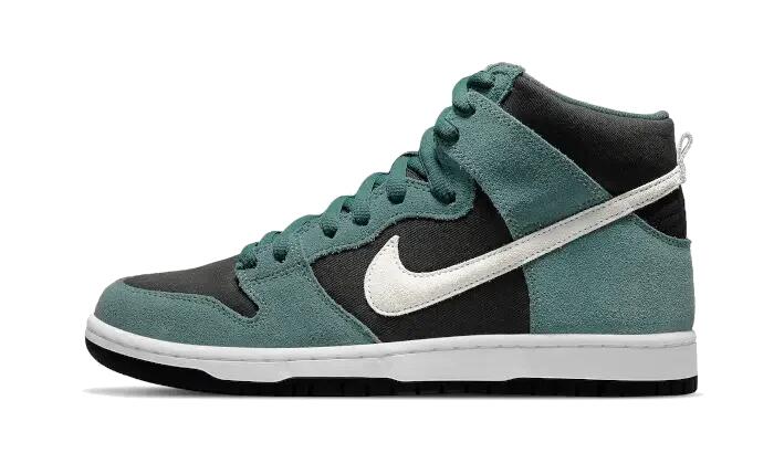 Nike SB Dunk High Green Suede 1/3