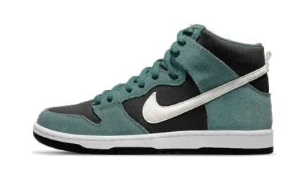 Zapatos - Skate - Unisex - Botín ante - SB Dunk - Verde/Negro