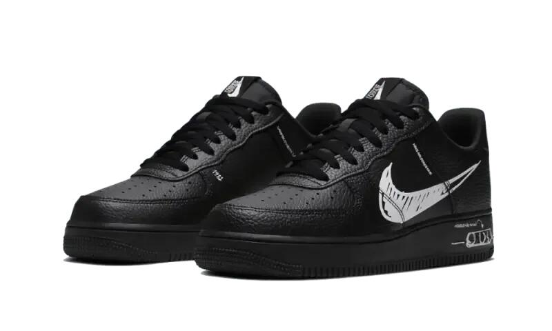 Nike Air Force 1 Low Sketch Black 2/2