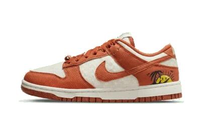 Schoenen - unisex - dunk low - laag, bedrukt - sail/black