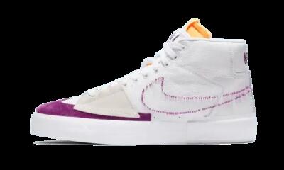 Scarpe - skate - mid - sb blazer mid edge - bianco/viola/oro