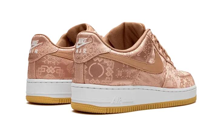 Nike Air Force 1 Low CLOT Rose Gold Silk 3/4