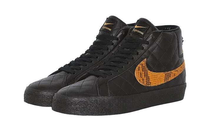 Nike SB Blazer Mid QS Supreme Black 2/2