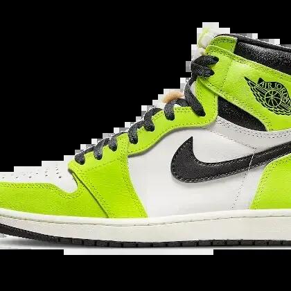 High-top shoes - Air Jordan 1 Visionaire - Volt/Black/Sail