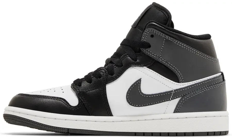 Jordan 1 Mid Black White Iron Grey 2/5