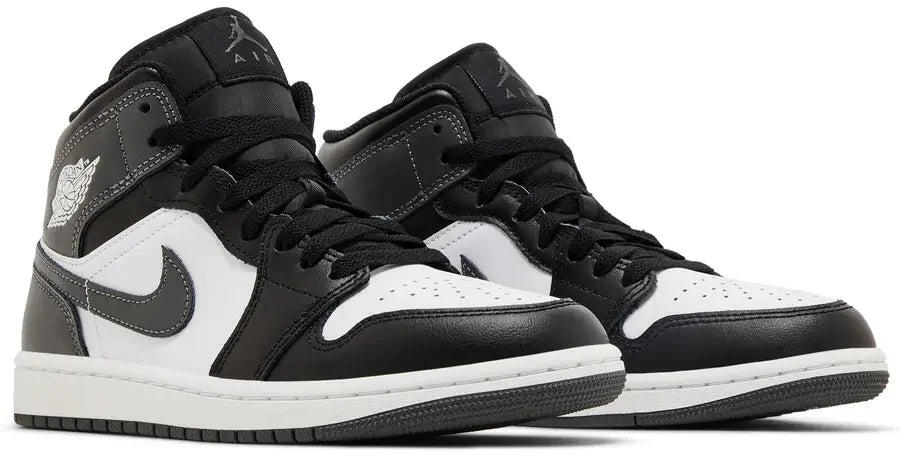 Jordan 1 Mid Black White Iron Grey 5/5