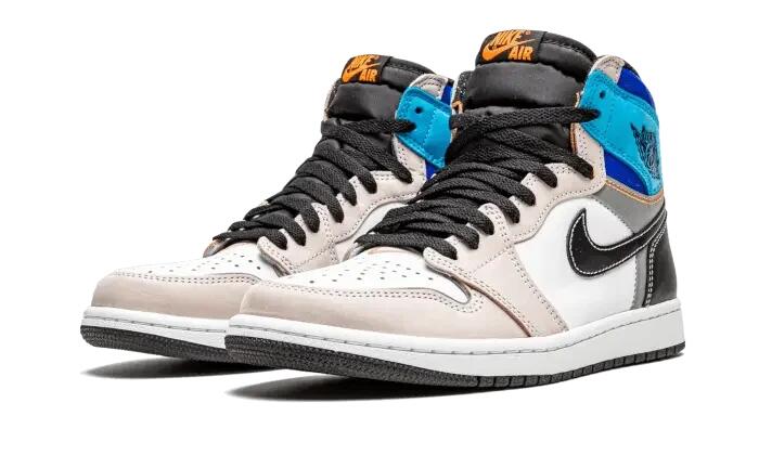 Schoenen - basketbal - air jordan 1 high og - White/Total Orange 2/4
