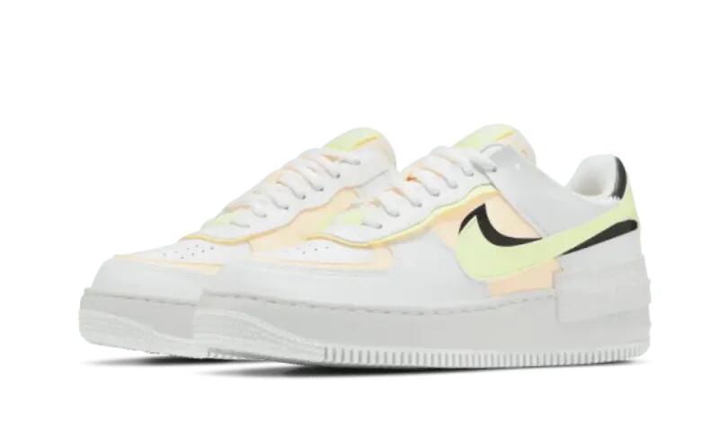 Nike Air Force 1 Shadow Summit White Barely Volt Crimson Tint (W) 2/4