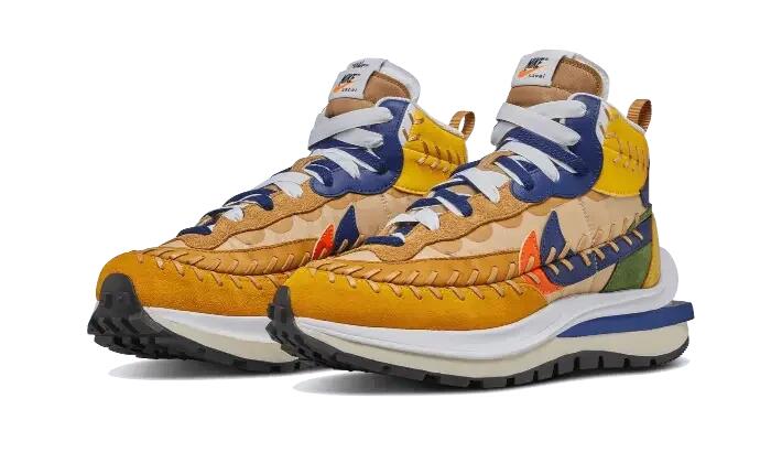 Nike Vaporwaffle sacai Jean Paul Gaultier Sesame Blue 2/3
