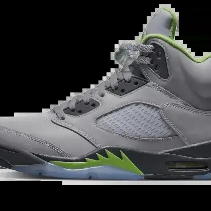 Jordan 5 Retro Green Bean (2022) - Grey Green Bean Icy Blue