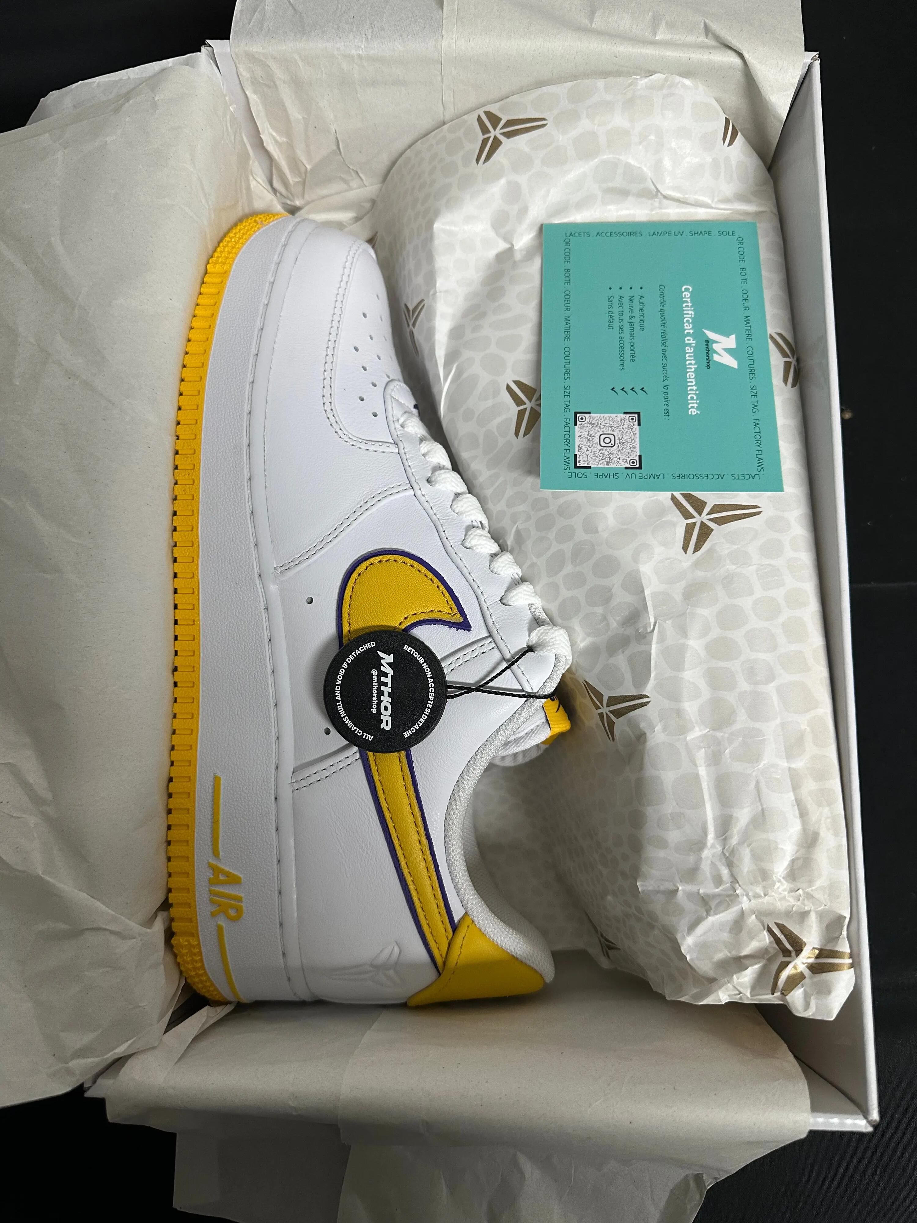 Nike Air Force 1 Low Retro QS Kobe Bryant Lakers Home 2/6