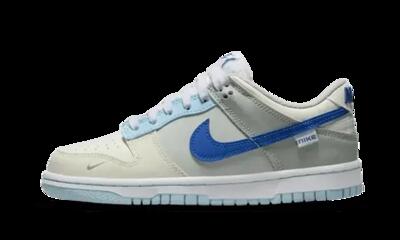 Schoenen - lifestyle - dames - dunk low - leer - ivoor/hyper royal