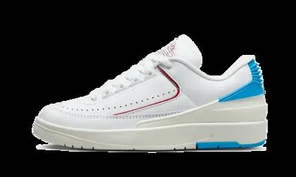 Zapatillas - Baloncesto - Unisex - Jordan 2 Low - Blanco/Rojo