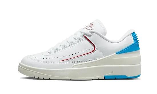 Zapatillas - Baloncesto - Unisex - Jordan 2 Low - Blanco/Rojo