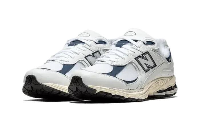 New Balance 2002R White Natural Indigo 2/3