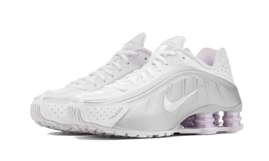 Nike Shox R4 White Metallic Platinum Barely Grape (W) 2/4