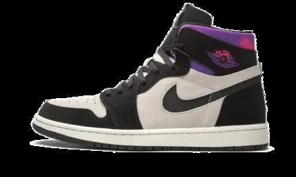 Chaussures - basket - hautes, zoom - jordan 1 psg - blanc/noir