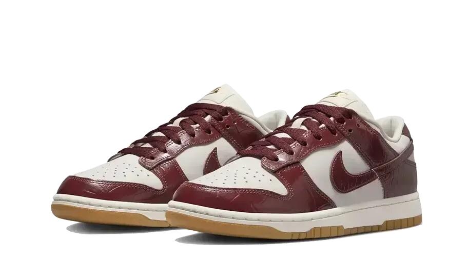 Nike Dunk Low LX Dark Team Red Croc (Damen) 2/4