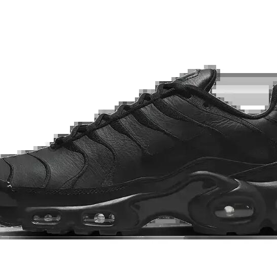 Men - Running - Shoes - Leather Air Max - Air Max Plus - Black