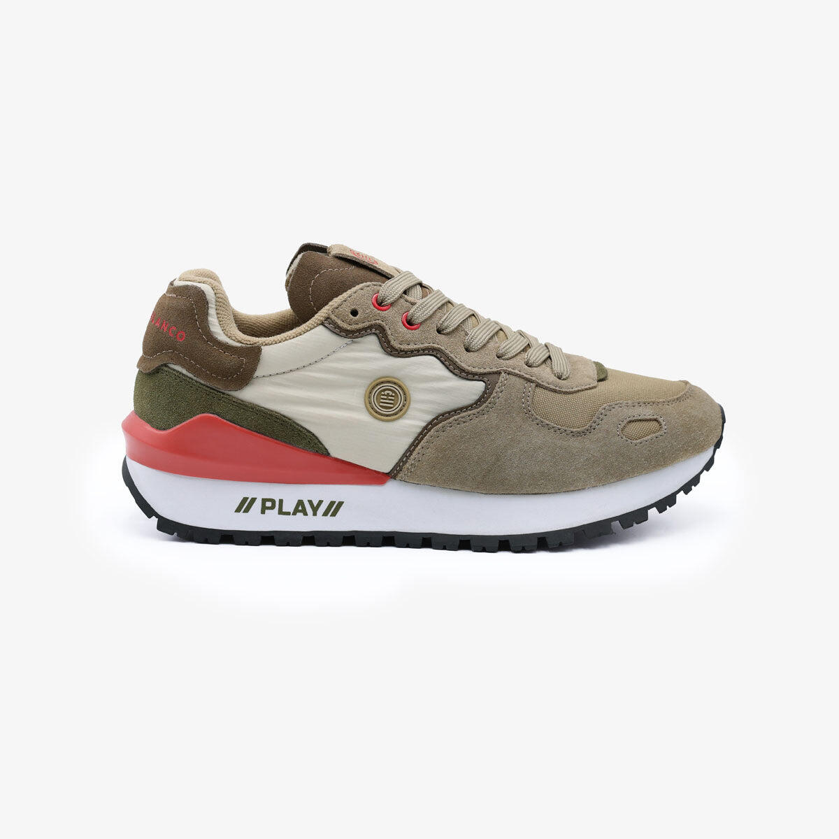 Sneakers Praloup verde kaki e oliva 4/6