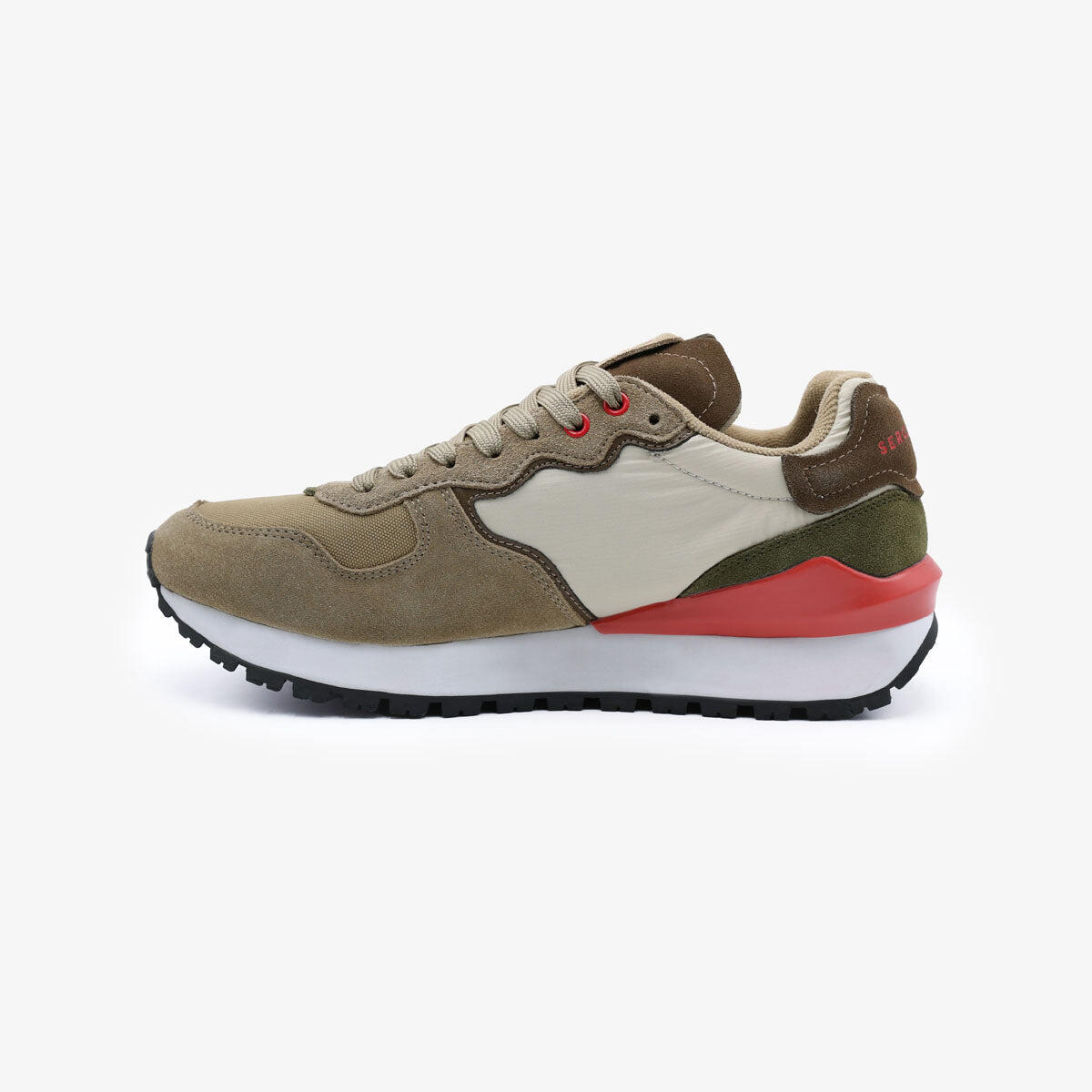 Sneakers Praloup verde kaki e oliva 6/6
